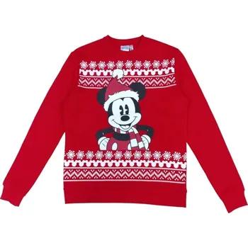Pánský svetr Character Crew Neck Christmas Jumpers Mickey Small