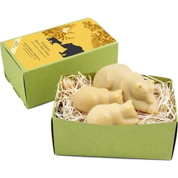 Aamumaa Přírodní mýdlo medvědí rodinka 170g, smrk pryskyřice