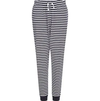 Dámské pyžamo Sf Unisex pyžamové kalhoty SF086 Navy-White Stripes XS