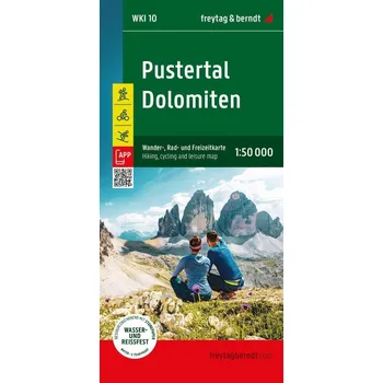 Pustertal - Dolomity 1:50 000 / turistická, cyklistická a rekreační mapa