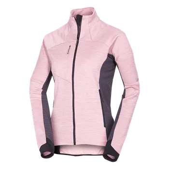 Dámská mikina Northfinder Dámský pohodlný melírovaný svetr JACLYN, růžová,