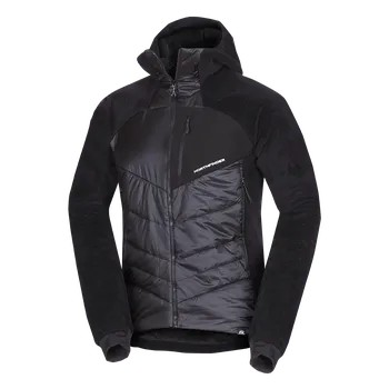 Pánská větrovka Northfinder Pánská outdoorová hybridní bunda EMERYTH, černá, M