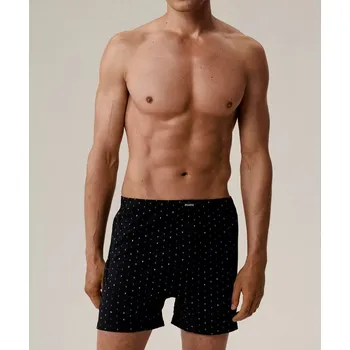 Pánská móda Boxerky Atlantic 2MBX-081 A'2 S-2XL černá M