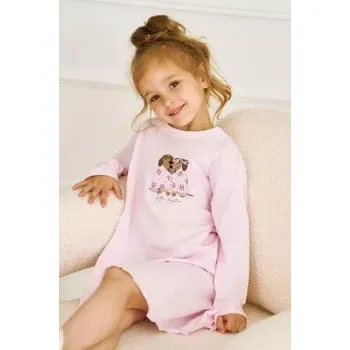 Dívčí noční košile Dětská noční košile 3509-Jasmina, růžová, vel. 104, 110. 116