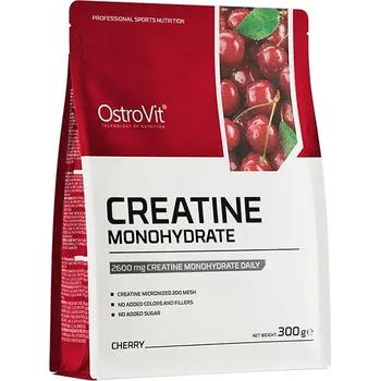 Kreatin OstroVit Kreatin monohydrát, 300 g, třešeň