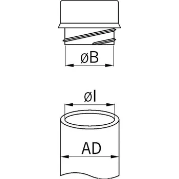 elektrický kabel Agro 5031.028.009 Stabilizační vložka pro hadicové vývodky, mosazná