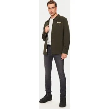 Pánská košile Mustang Košile Dayton 1015623 Hnědá Regular Fit S