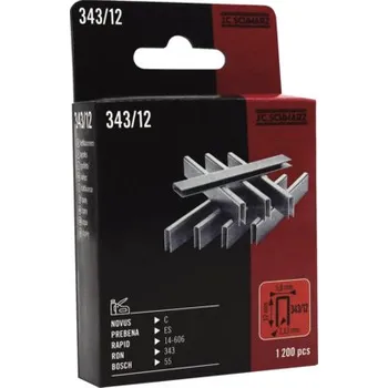 Průmyslová sponka Spony 343/12 J.C.Schwarz, 1200 ks