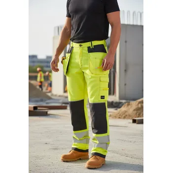montérky Portwest Kalhoty BORING pas, různé barvy VELIKOST 36 (velikost 52) žlutá/černá