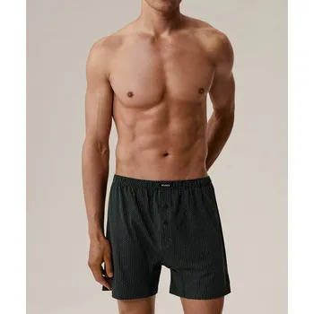 Boxerky Atlantic 2MBX-079 A'2 S-4XL víno a smaragd M