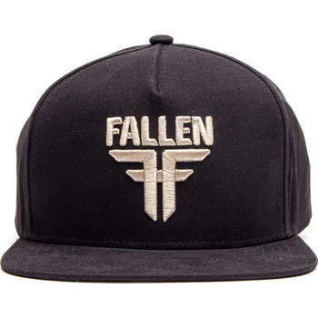 Kšiltovka fallen Pánská kšiltovka insignia flat black/off white