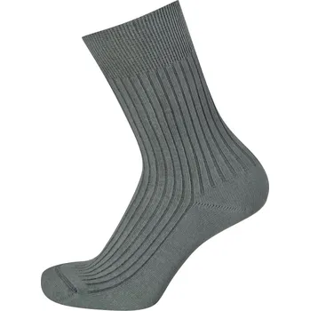 Pánské ponožky KNITVA Klasické bavlněné ponožky FAJAN šedá střední 41