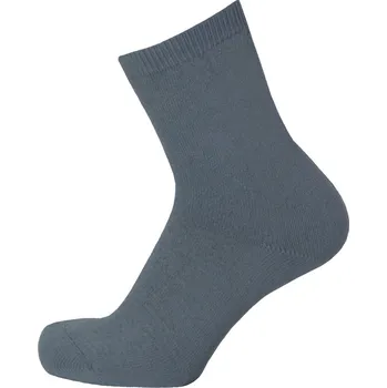 Pánské ponožky KNITVA Bavlněné froté ponožky ROBIN - 5 párů šedá tmavá 48