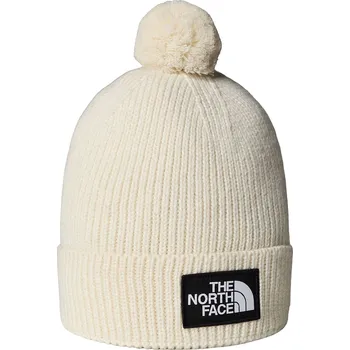 Pokrývka hlavy čepice The North Face TNF Logo Box Pom - White Dune one size