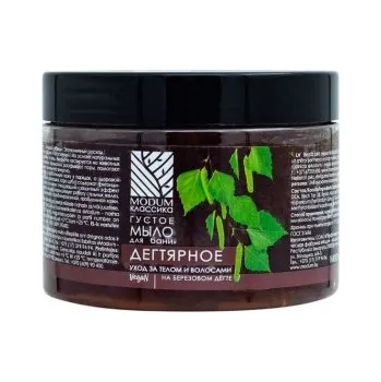 Mýdlo MODIUM CLASSIC: Husté mýdlo do koupele „Dehtové“ 500g K2669