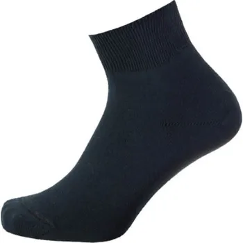 Pánské ponožky KNITVA Nízké 100% bavlněné ponožky EDMONT černá 42