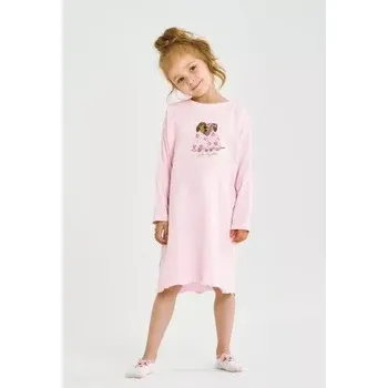 Dívčí noční košile Dětská noční košile 3509/1-Jasmina, růžová, vel. 122, 128, 134, 140