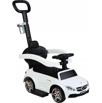 Dětské vozidlo Odrážedlo s rukojetí Nelik Mercedes AMG bílé