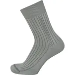 KNITVA Pánské bavlněné ponožky KAREL - 5 párů šedá světlá 47