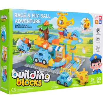 ostatní stavebnice Velká stavebnice policejní stanice – 93 dílů