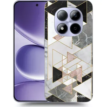 Pouzdro na mobilní telefon Picasee silikonový černý obal pro Xiaomi Redmi Note 15 Pro - Light geometry