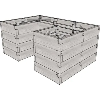 Vyvýšený záhon JUWEL TIMBER ERGOLINE U (20479) LG3136