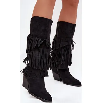 Dámské kozačky Kozačky na podpatku model 217822 Step in style 37