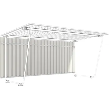 Přístřešek na auto Přístřešek Siegen, třístranná kompletní sada - kaiserkraft