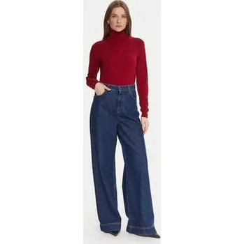 Dámský svetr Kontatto Rolák 3M0824C Červená Regular Fit OS