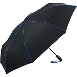 Fare Skládací deštník FA5639 Black-Euro Blue 104 cm