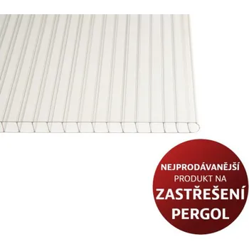 Polykarbonátová deska Dutinkový polykarbonát LEXAN čirý 10mm, Rozměr 1,05 x 1 0007