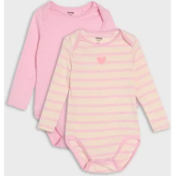 Kojenecký body Sinsay - Sada 2 bavlněných body - krémová - 9146C-01X - 9146C-01X-98