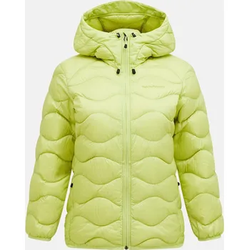 BUNDA PEAK PERFORMANCE W HELIUM DOWN HOOD JACKET CRYSTAL GREEN