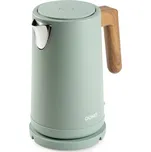 Rychlovarná konvice - nerez, zelená - WOOD YOU - DOMO DO9282WK