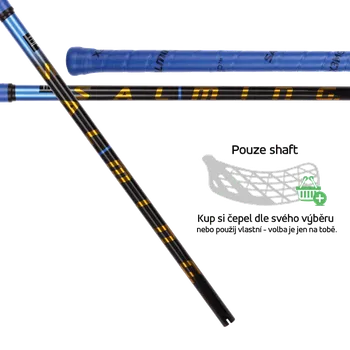 Florbalová hůl SALMING Shaft P-series Carbon Impact F27 Black/Blue 96 cm - 96 (107) cm