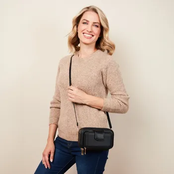 Peněženka 3Pagen Pouzdro Suse černá