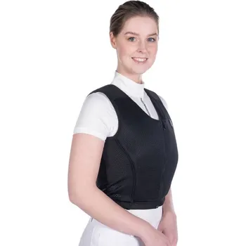 Jezdecké oblečení Dětská bezpečnostní vesta HKM Safery Ride black (S)