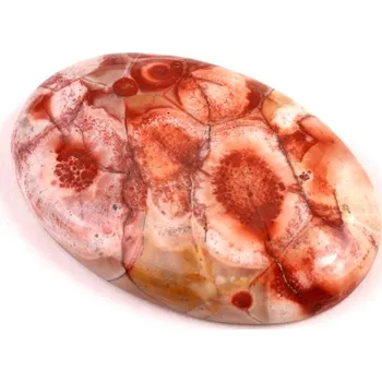 Přírodní kámen Kabošon Birds Eye Jaspis č.6280 (42x29x7mm)