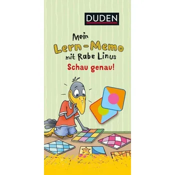 První čtění Mein Lern-Memo mit Rabe Linus - Schau genau! - Raab, Dorothee
