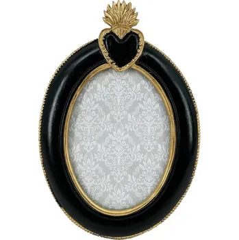 Rám na obraz Blancheporte Oválný fotorámeček černá