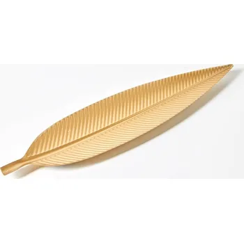 Blancheporte Dekorace na stůl ve tvaru listu zlatá