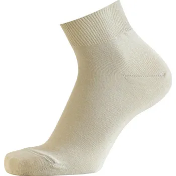 Pánské ponožky KNITVA Nízké 100% bavlněné ponožky EDMONT béžová světlá 41