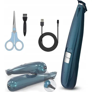 Kosmetika pro psa STROJEK NA STŘÍHÁNÍ ZVÍŘAT Pes Kočka Profesionální Tichý Šetrný LED