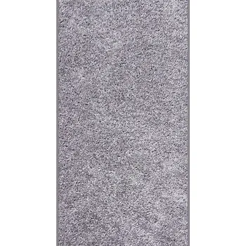 Koberec Běhoun Velur Ultra stříbrný, 90x200, šedá, dětský pokoj, AladinWorld Expres - 1 rok na vrácení + DOPRAVA ZDARMA k Vám i zpět