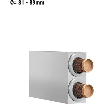 Náhradní díl pro kávovar G.Gastro Stainless Steel Cup Holder & Dispenser – 2 Stacks - Ø81–89 mm Cups - 280×150×680 mm
