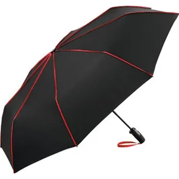 Fare Skládací deštník FA5639 Black-Red 104 cm