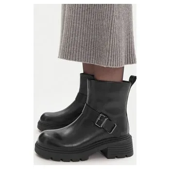 Dámské kozačky Polokozačky Badura C-ANAYA-5635-2 Černá 41