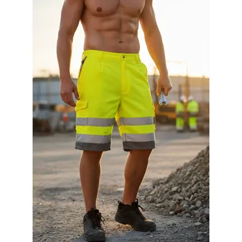 Portwest Šortky BRIGG, různé barvy Velikost XXL žlutá/šedá