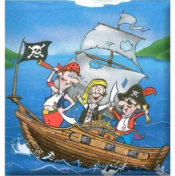 Papírový ubrousek Papírové ubrousky Piráti 12ks