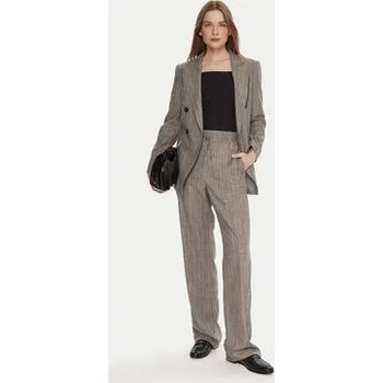 Dámské kalhoty Marella Kalhoty z materiálu Elodia 2523136071 Šedá Regular Fit 40